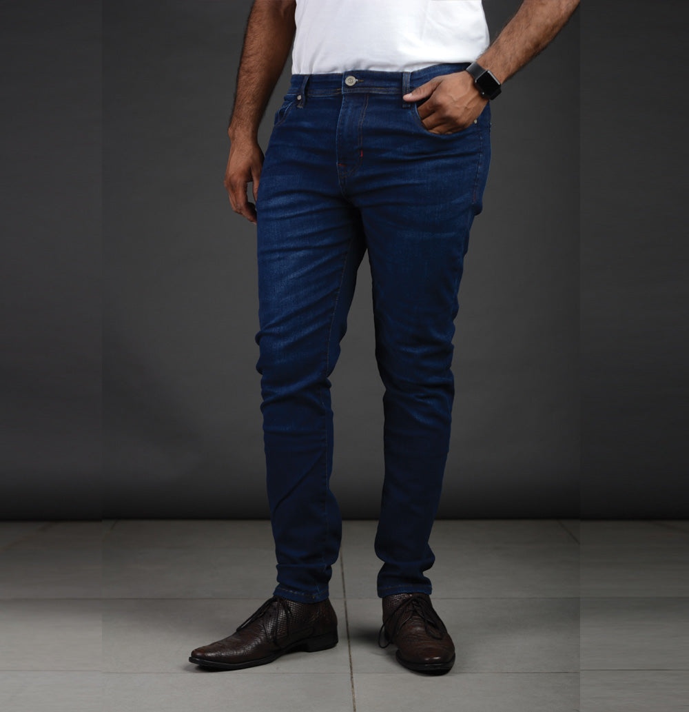 Skinny Fit Dark Blue Jeans For Men – Sharrys Online Clothing Store