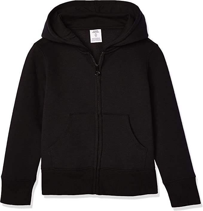 Plain black zip up hoodie womens hotsell
