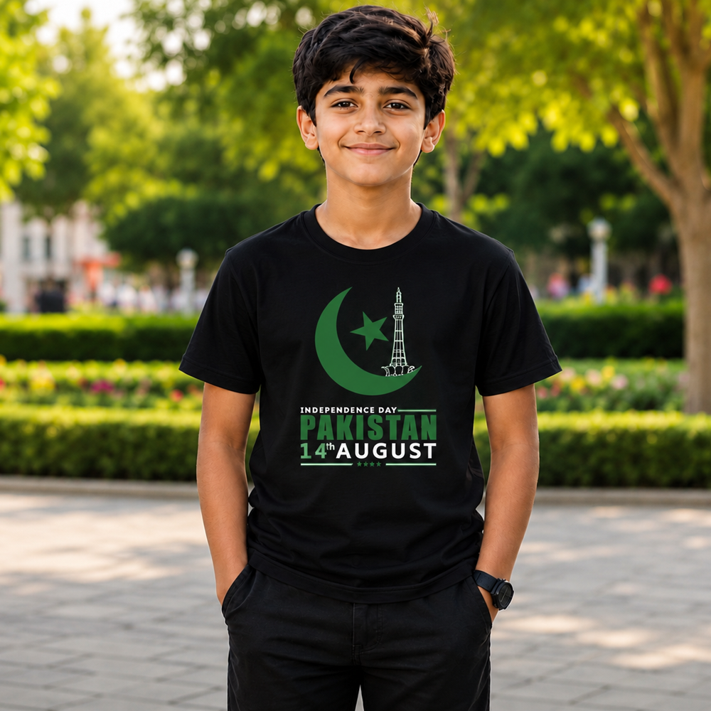 14 august Printed boys & girls Tshirt