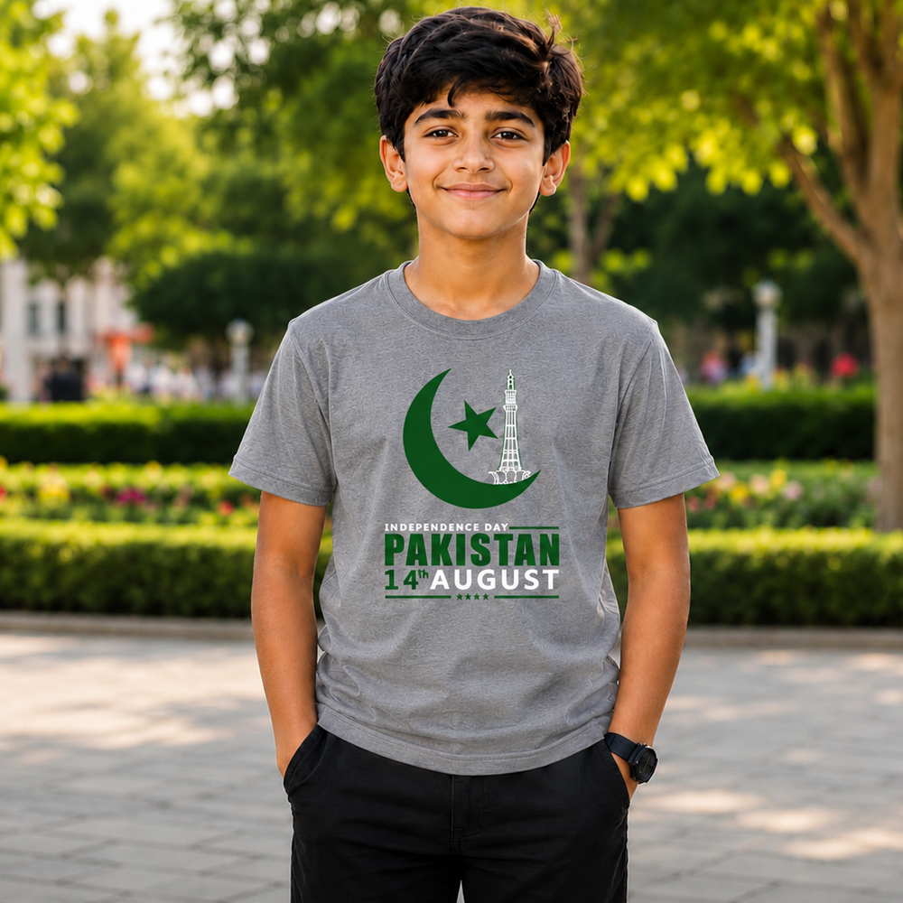 14 august Printed boys & girls Tshirt