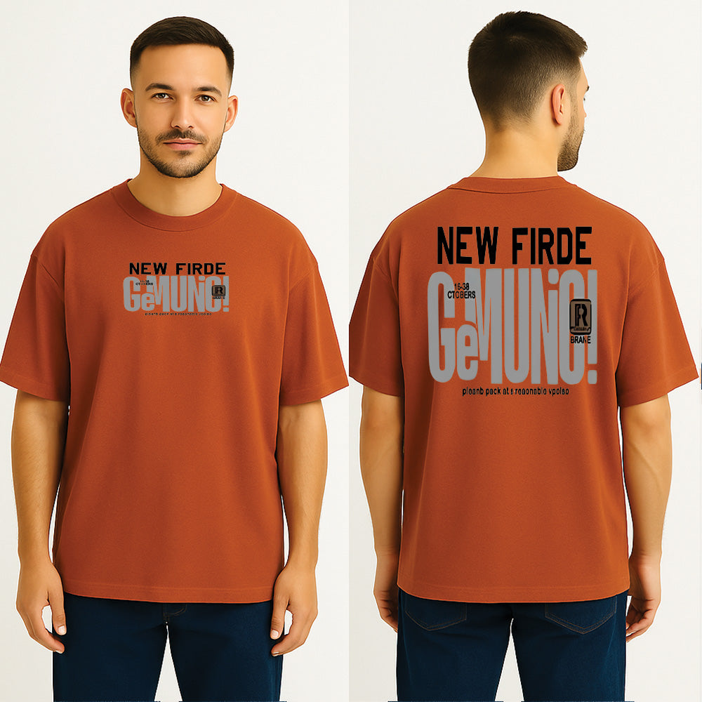 New Firde Drop Shoulder T Shirt