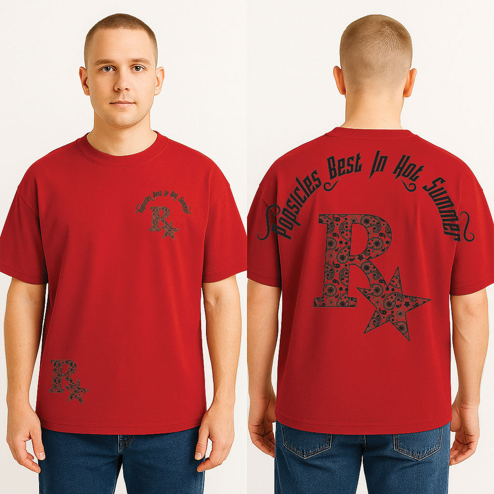 Popsicles Drop Shoulder T Shirt