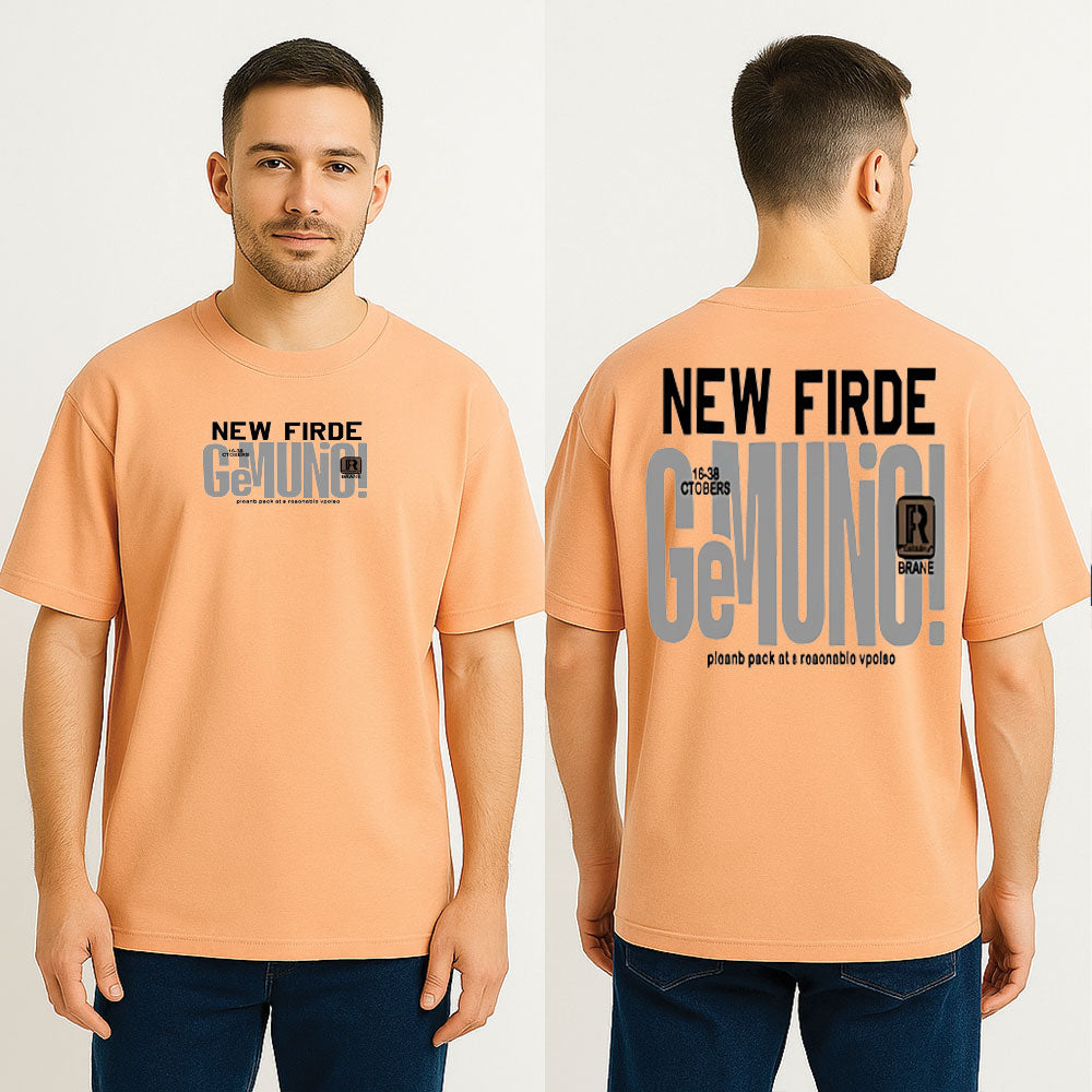 New Firde Drop Shoulder T Shirt