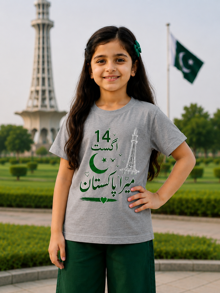 14 august Printed boys & girls Tshirt
