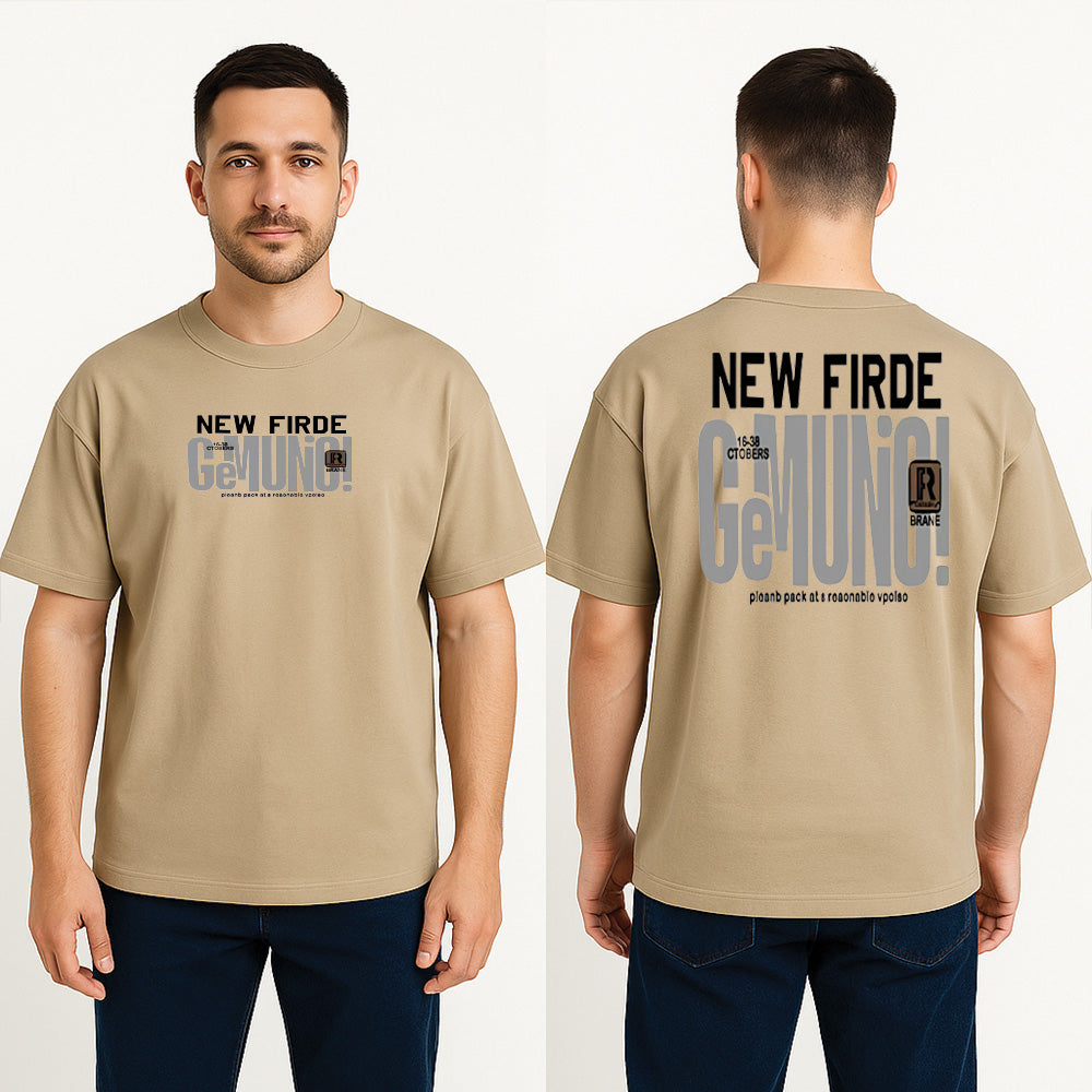 New Firde Drop Shoulder T Shirt