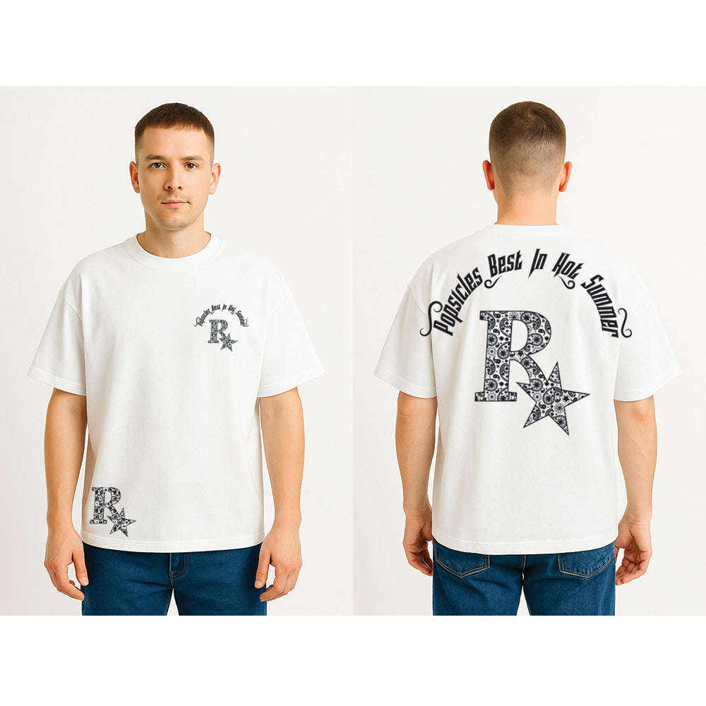 Popsicles Drop Shoulder T Shirt