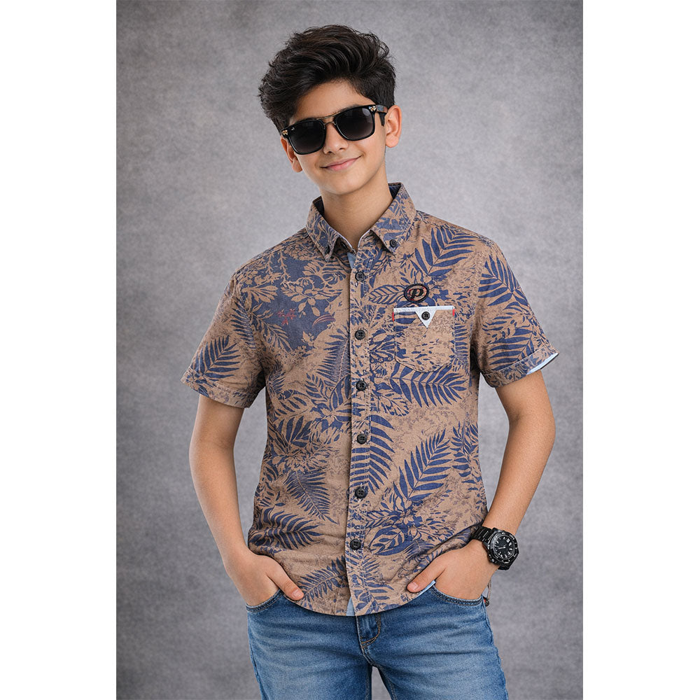 Printed Design Boys Shirt