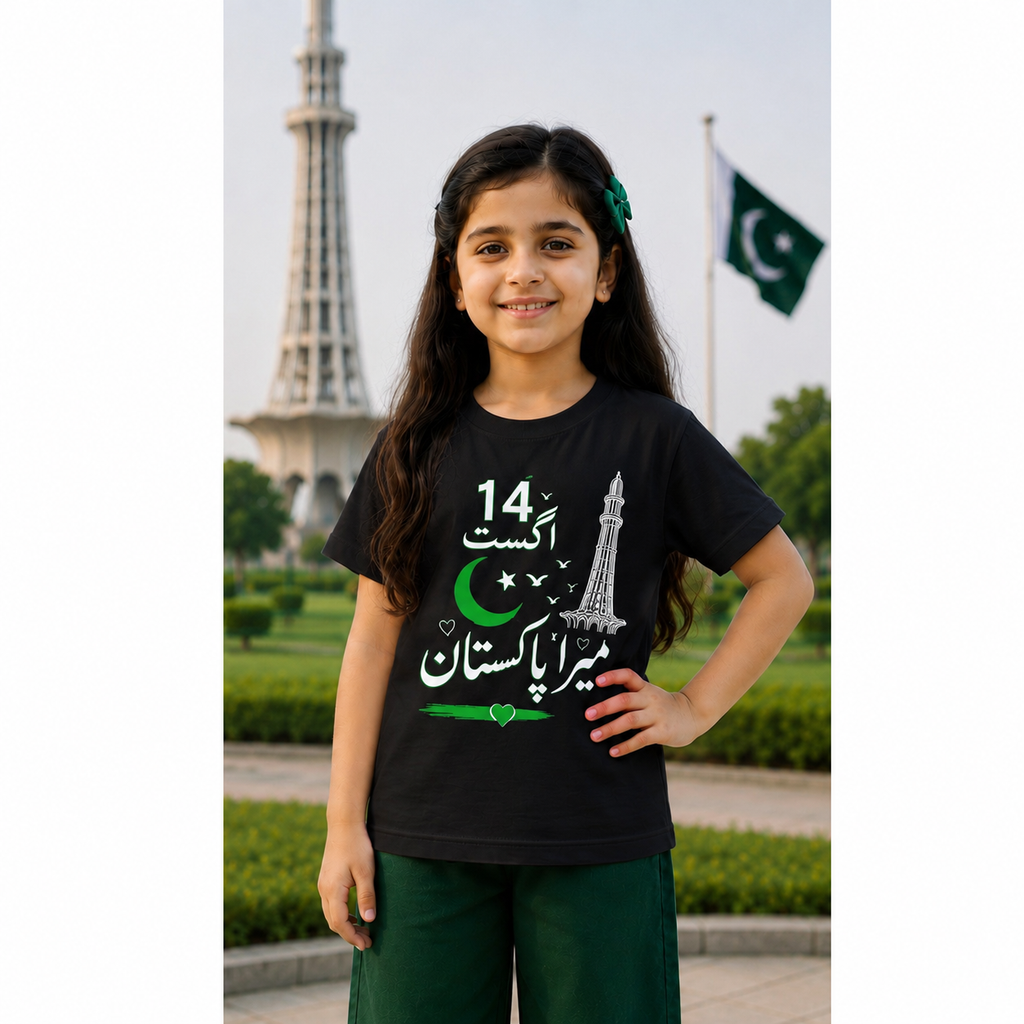 14 august Printed boys & girls Tshirt