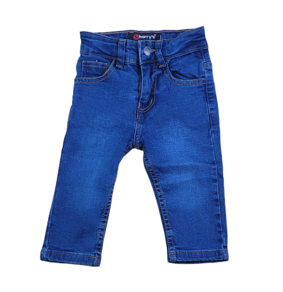 Kids Boys Mid Blue Denim Jeans Pant