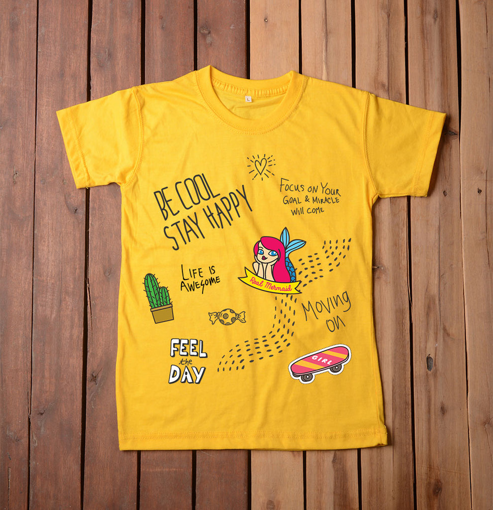 BE COOL STAY HAPPY T-SHIRT