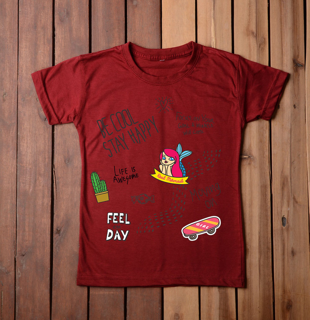 BE COOL STAY HAPPY T-SHIRT