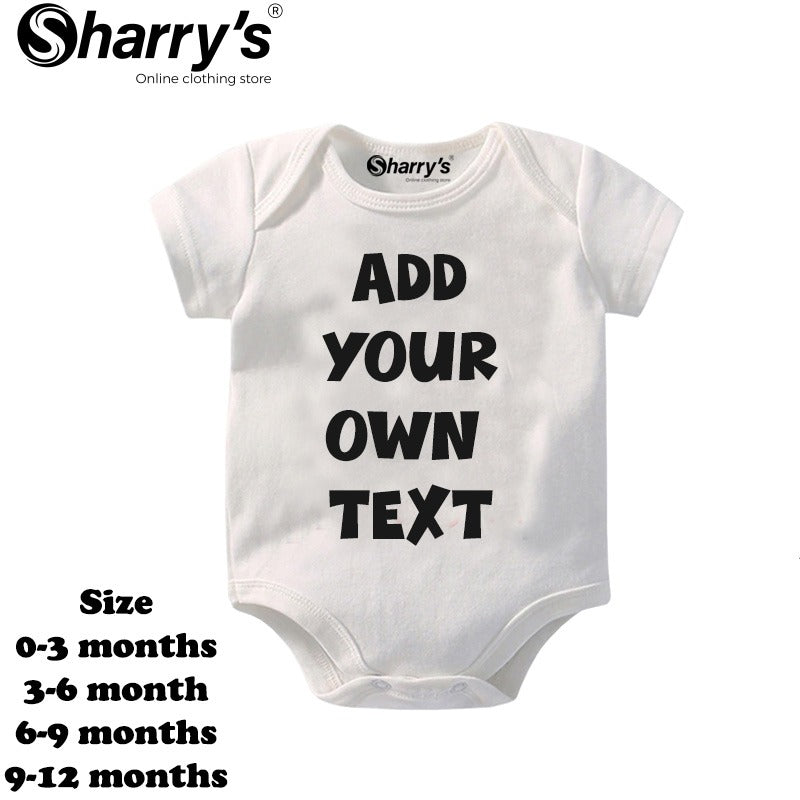 Add Your Own Text Romper | Customise romper