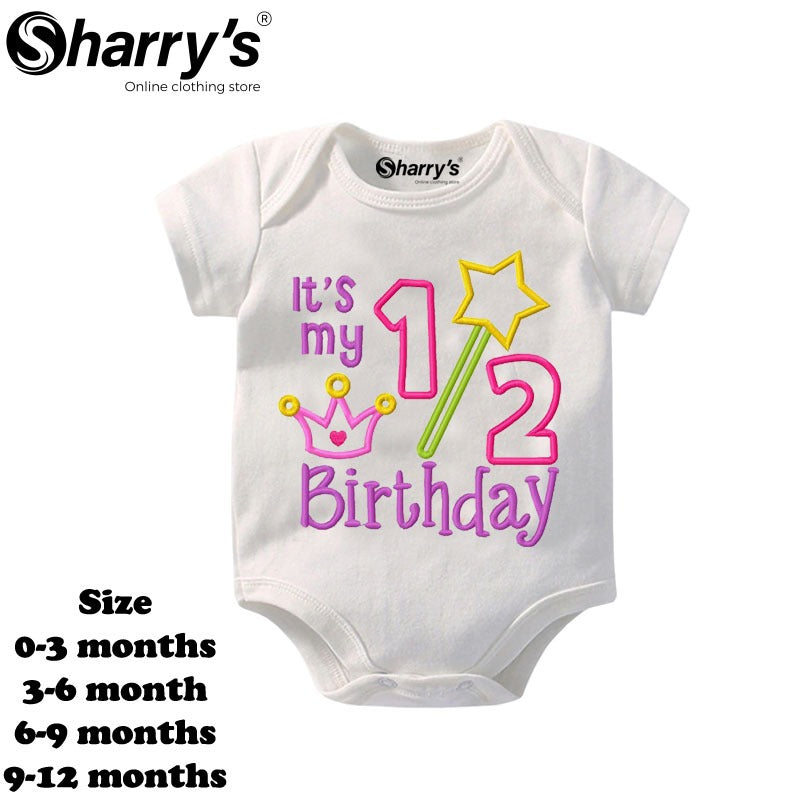 Its My 1/2 Birthday Romper