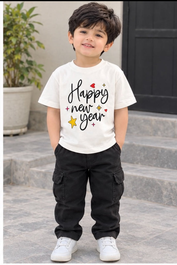 Happy New Year T-Shirt for Kids