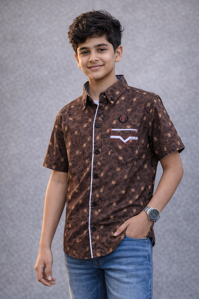 AUTUMN LEAVES PRINTED DESIGN