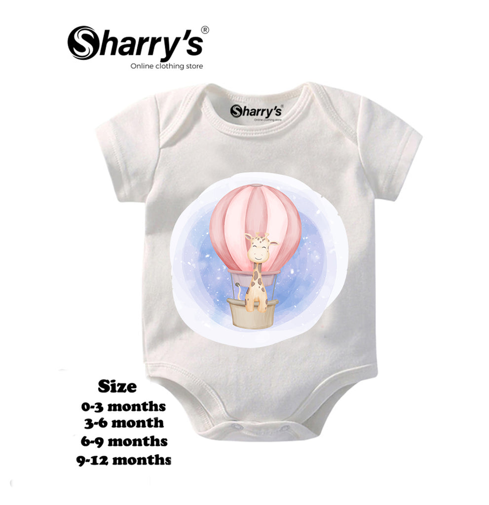 FLYING GIRAFFE ROMPER