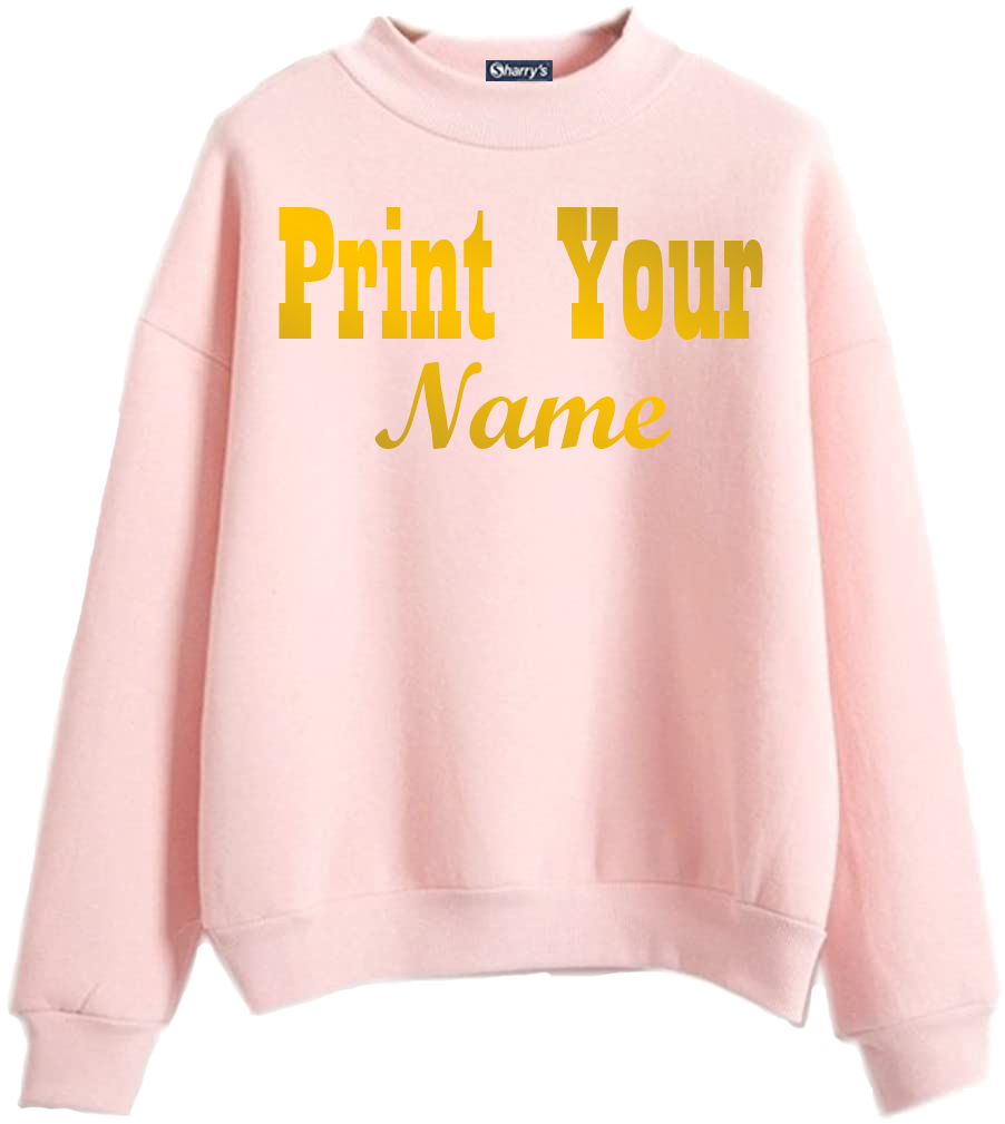 Gold Printed Sweat-Shirts