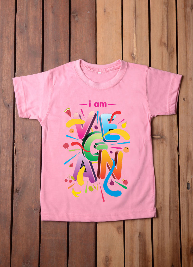 Vegan Multi Color T Shirt