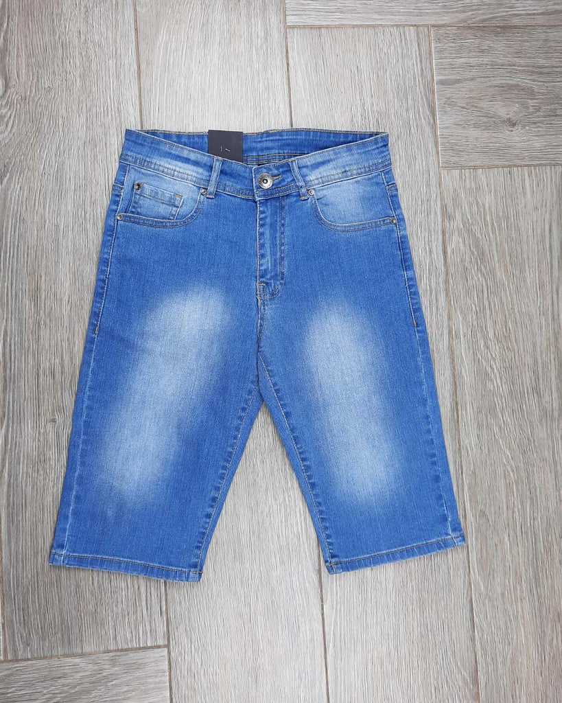 Export Leftover Blue Denim Short