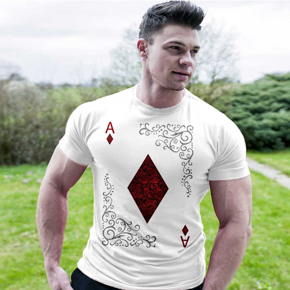 Graphic Design T Shirt (Ace of Diamonds)