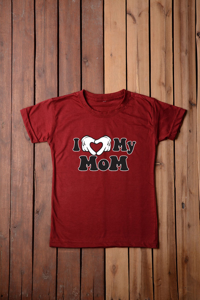 I Love My Mom T Shirt