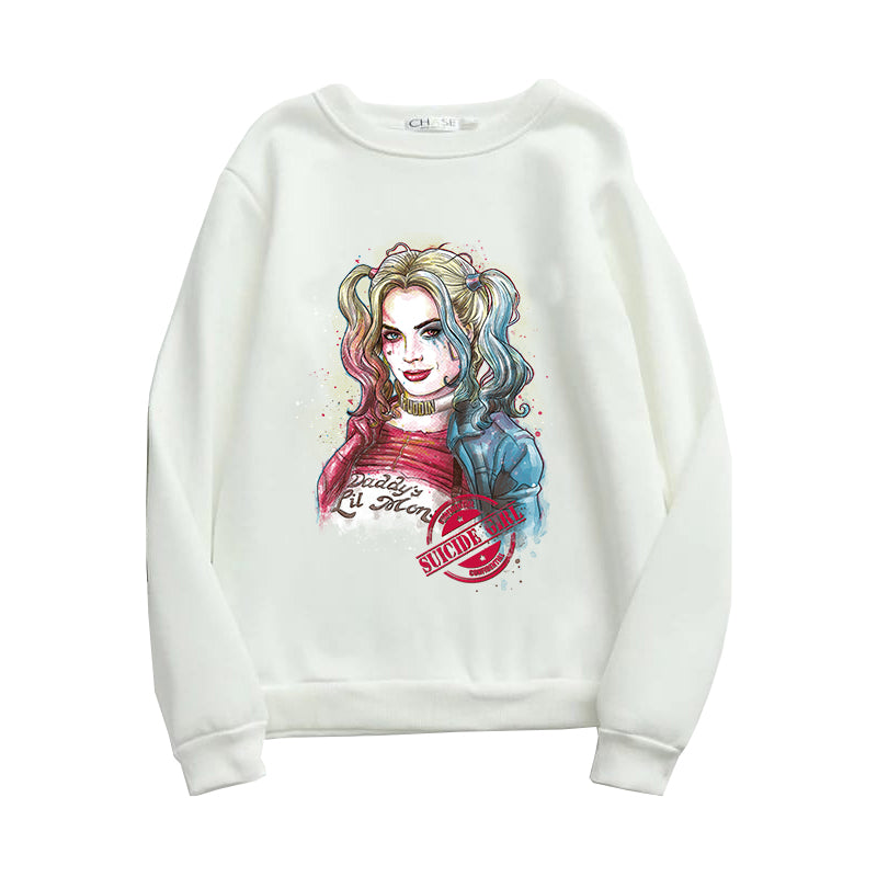 Printed Sweatshirt For Men (Harley Quinn)