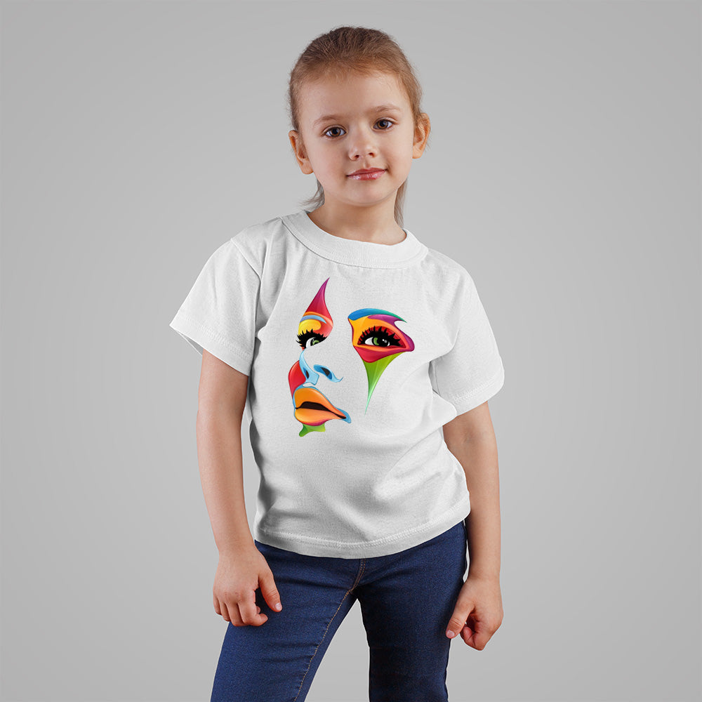 Graphic Design T Shirt (Women Face Art)