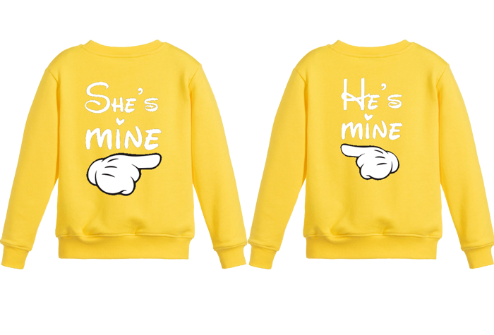 COUPLE SWEAT-SHIRT (She Is Mine)