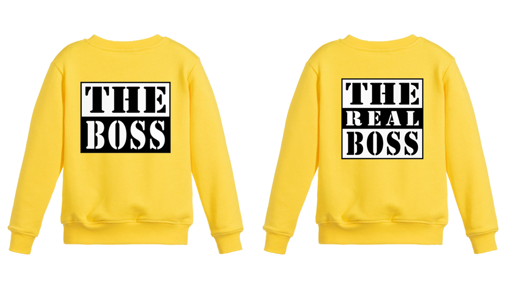 Couple Sweat-Shirt (The Boss)