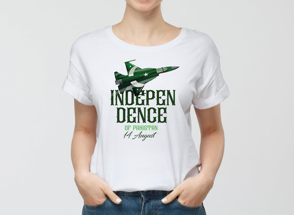 Graphic Design T Shirt Independence Of Pakistan