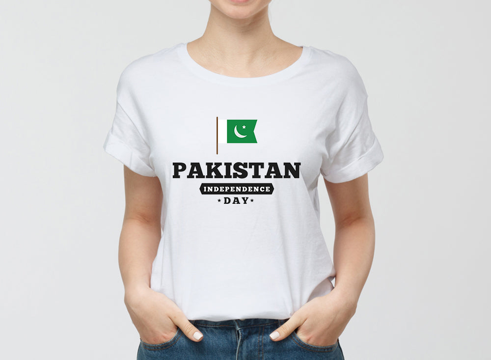 Graphic Design T Shirt Independence Of Pakistan