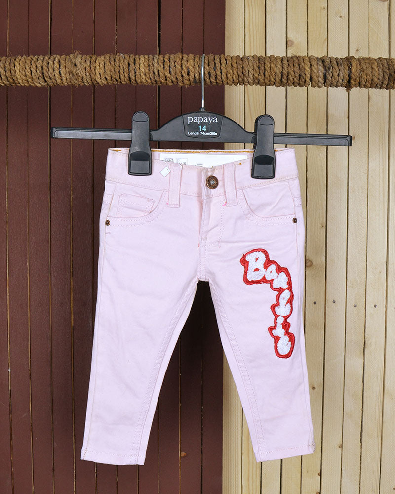 Pink Denim Jeans For Boys & Girls