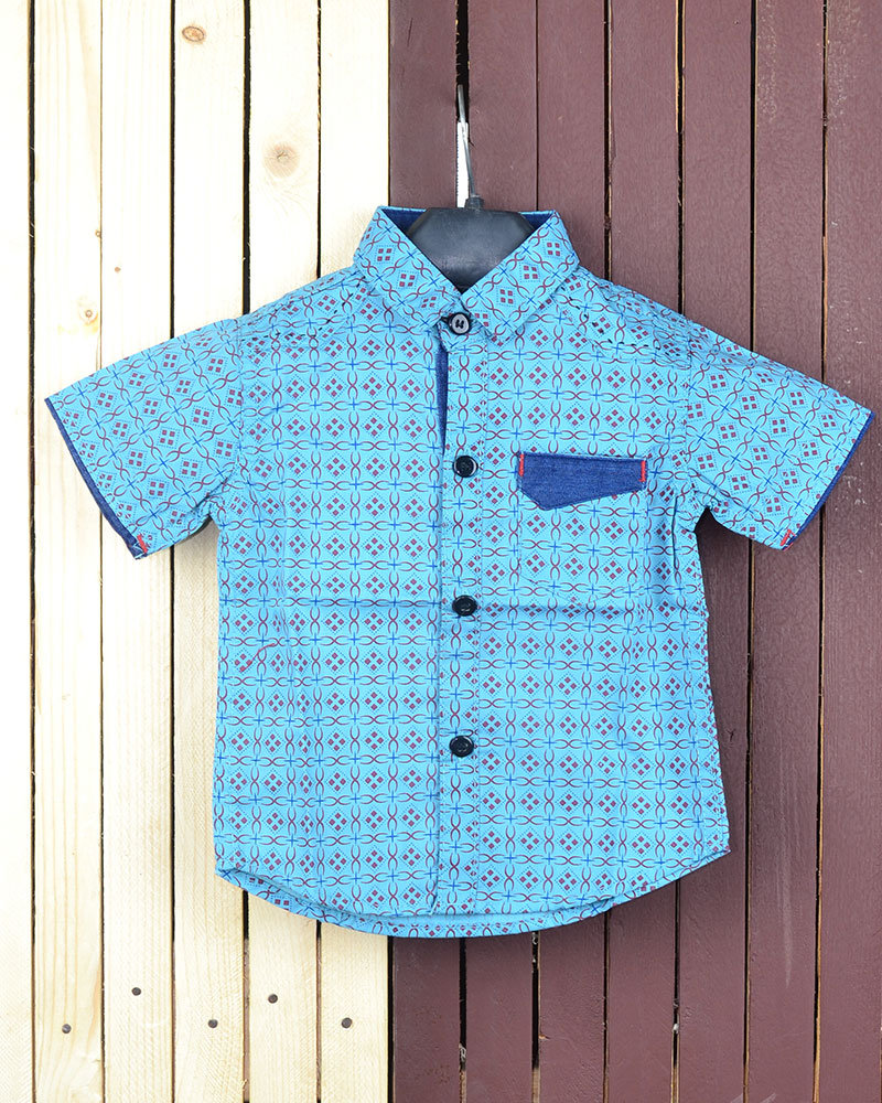 X-STYLE DESIGN PRINTED SHIRT FOR KIDS