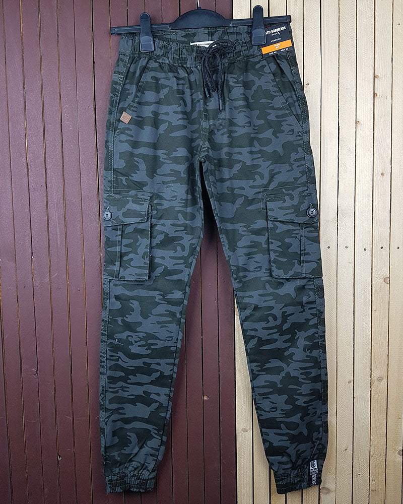 Deep Green Camouflage Trouser