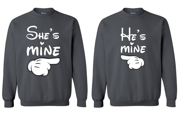 COUPLE SWEAT-SHIRT (She Is Mine)