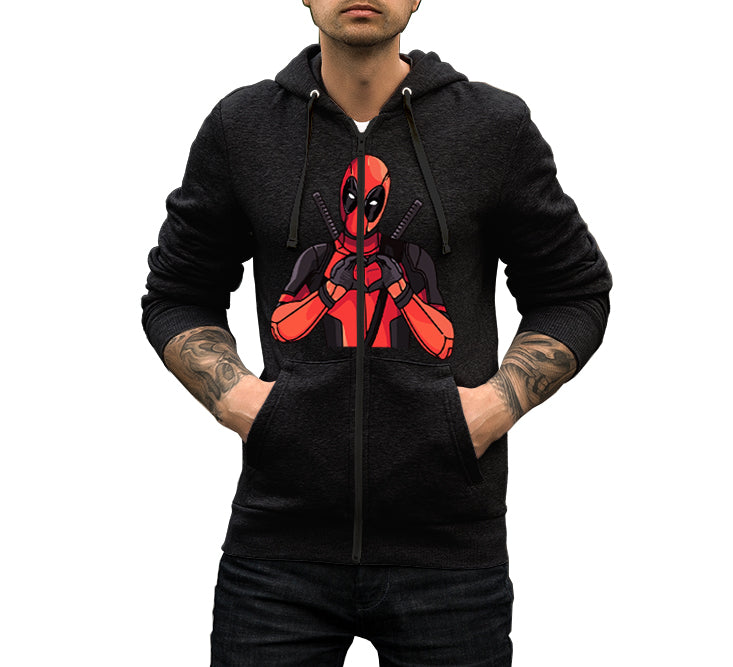 Customized Hoodie For Men (DEADPOOL)