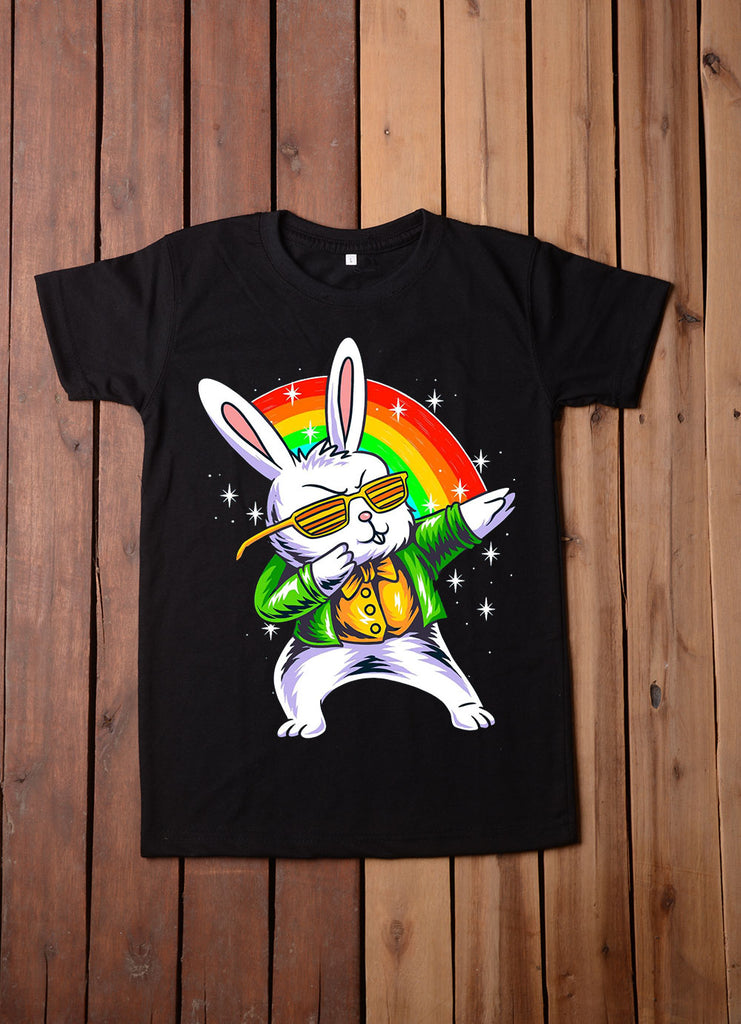 Rainbow Bunny t Shirt