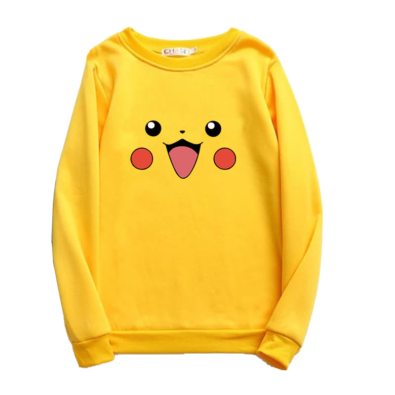 Printed Sweatshirt For Women (Pikachu)