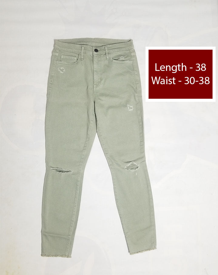 Branded Skinny Damage Style Pant