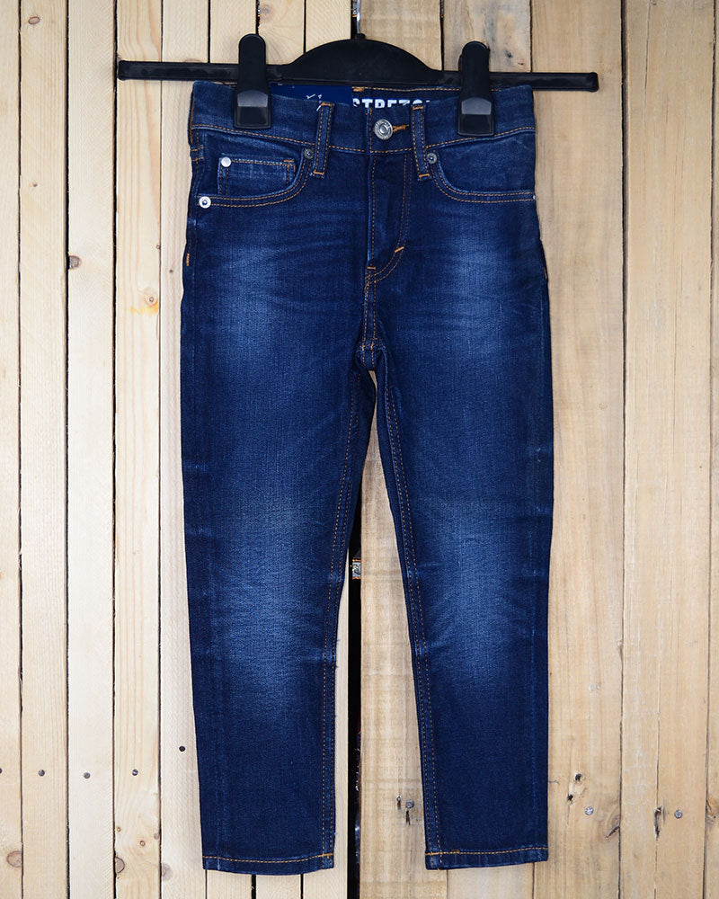 Dark blue denim pants discount