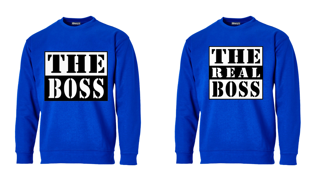 Couple Sweat-Shirt (The Boss)