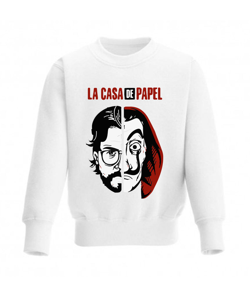 Printed Sweatshirt (MONEY HEIST PROFESSOR)