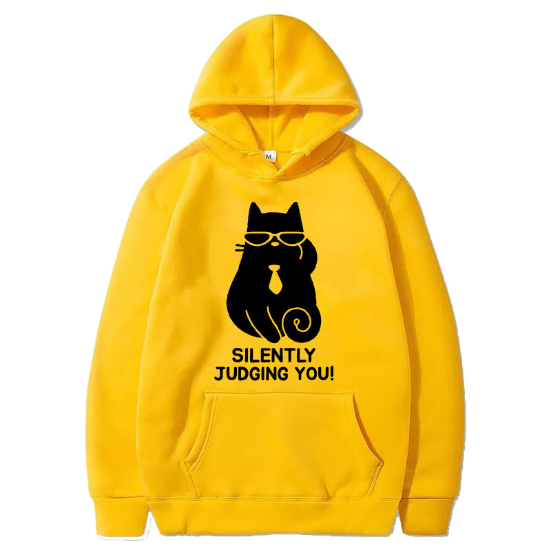 Printed HOODIE For Women (SILENTLY JUDGING YOU)