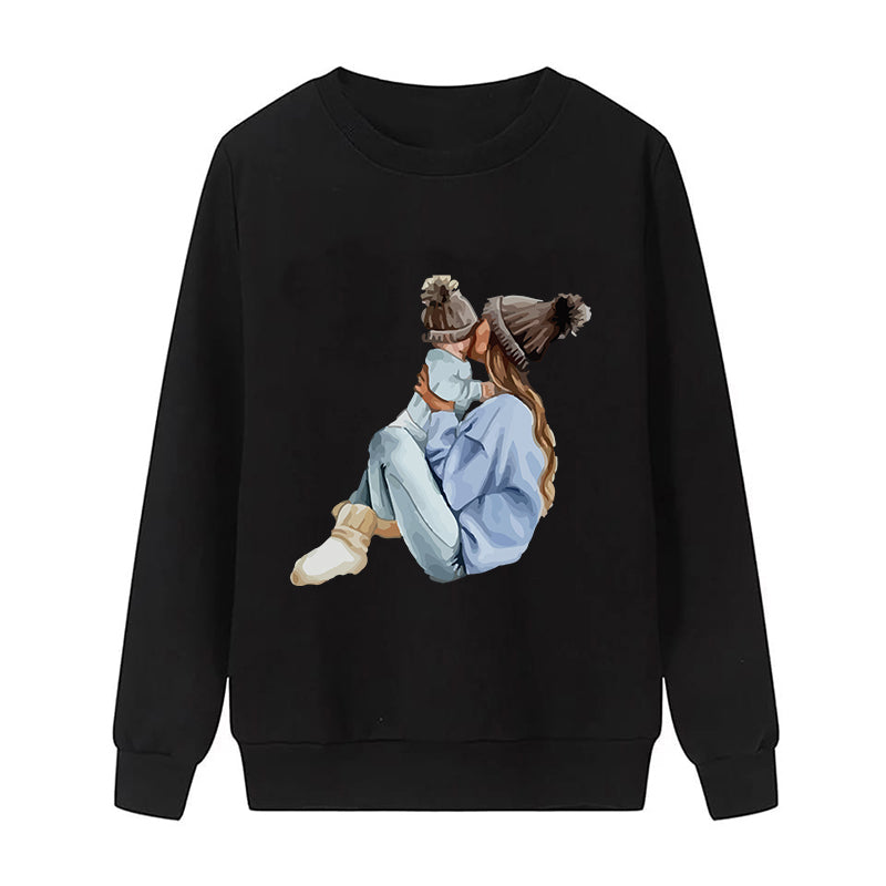 Printed Sweatshirt For Women (MOTHER'S LOVE)