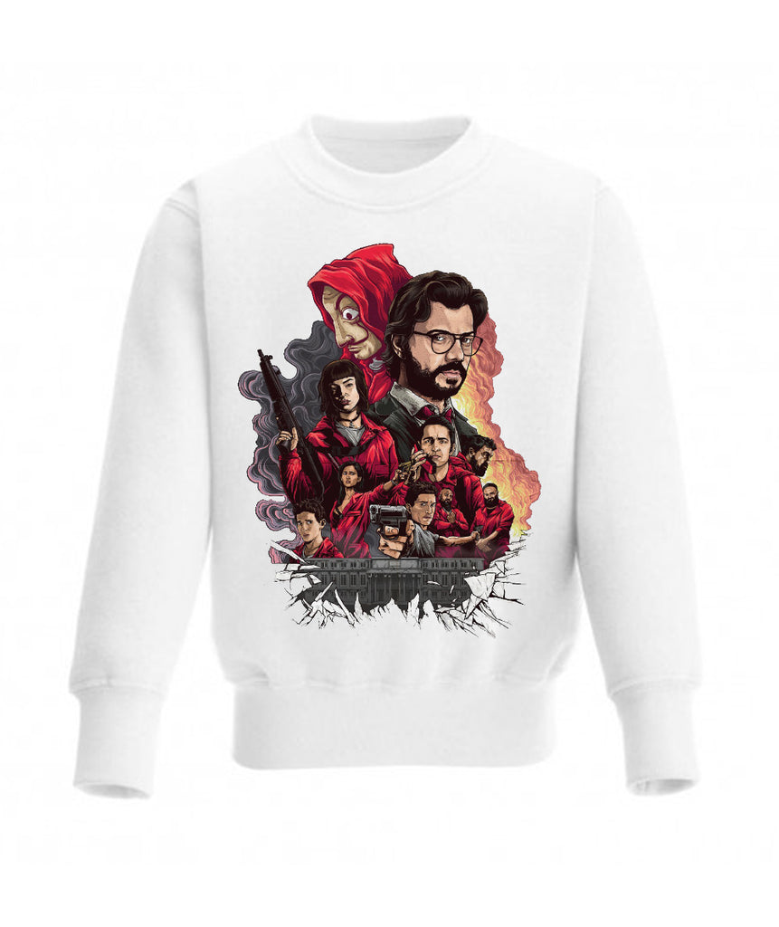 Printed Sweatshirt For Men (MONEY HEIST)