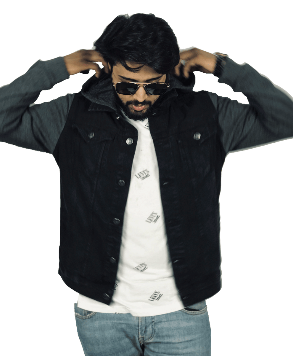 Denim Hooded Jacket #001 – Sharrys Online Clothing Store