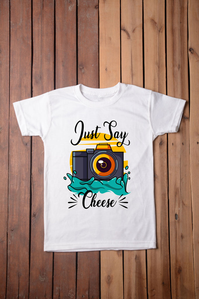 Graphic Design T Shirt (Just Say Cheese)