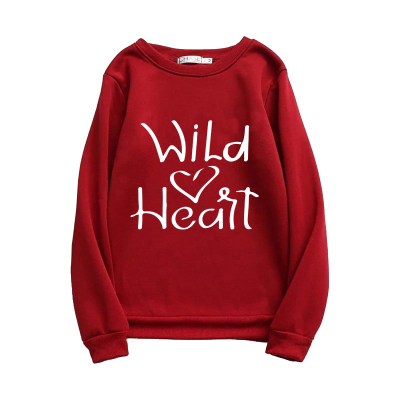 Sweatshirt For Women (WILD HEART)