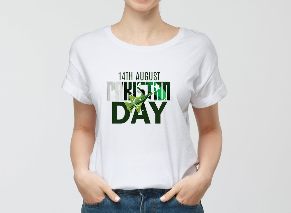 Graphic Design T Shirt Independence Of Pakistan