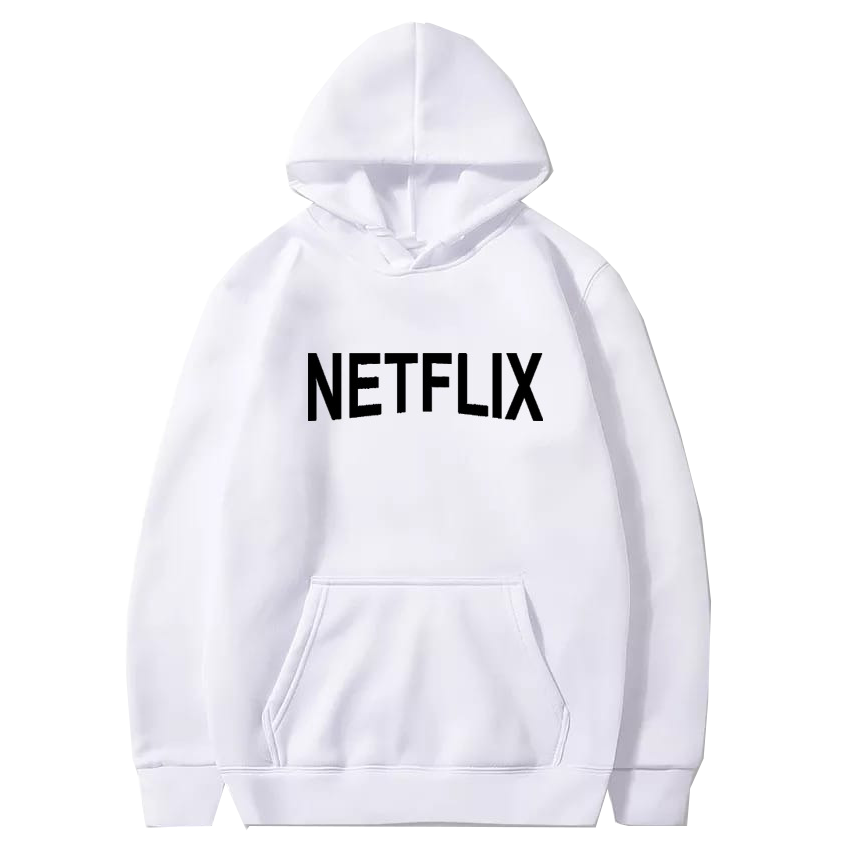 NETFLIX PRINTED PULLOVER HOODIE